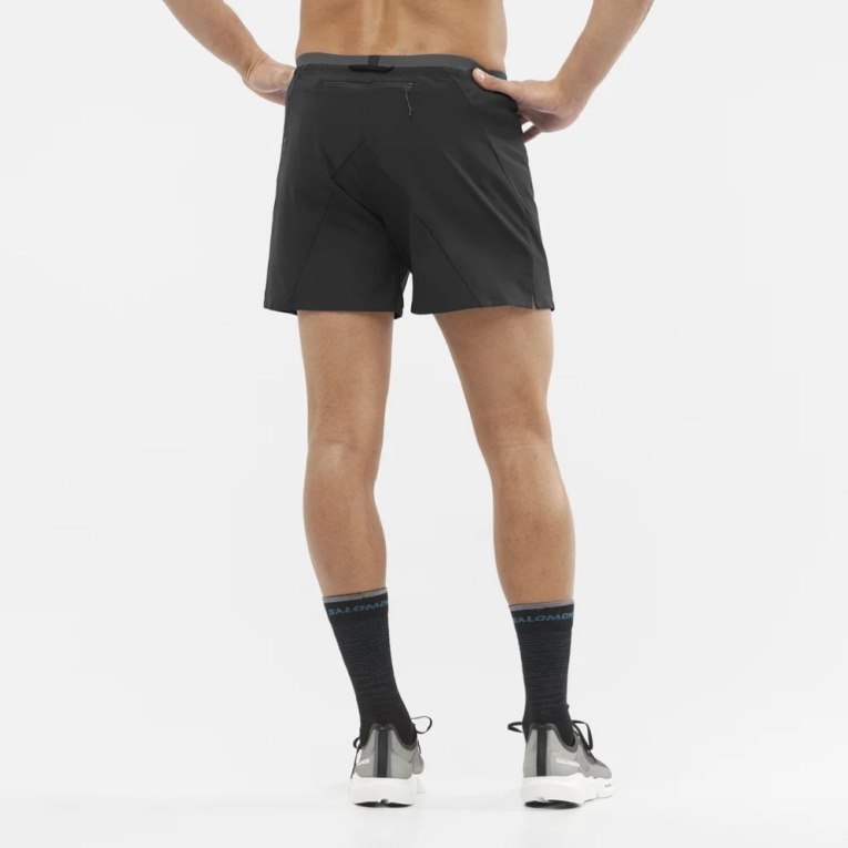 Black Salomon Cross 5'' Men's Shorts | IE LG3167